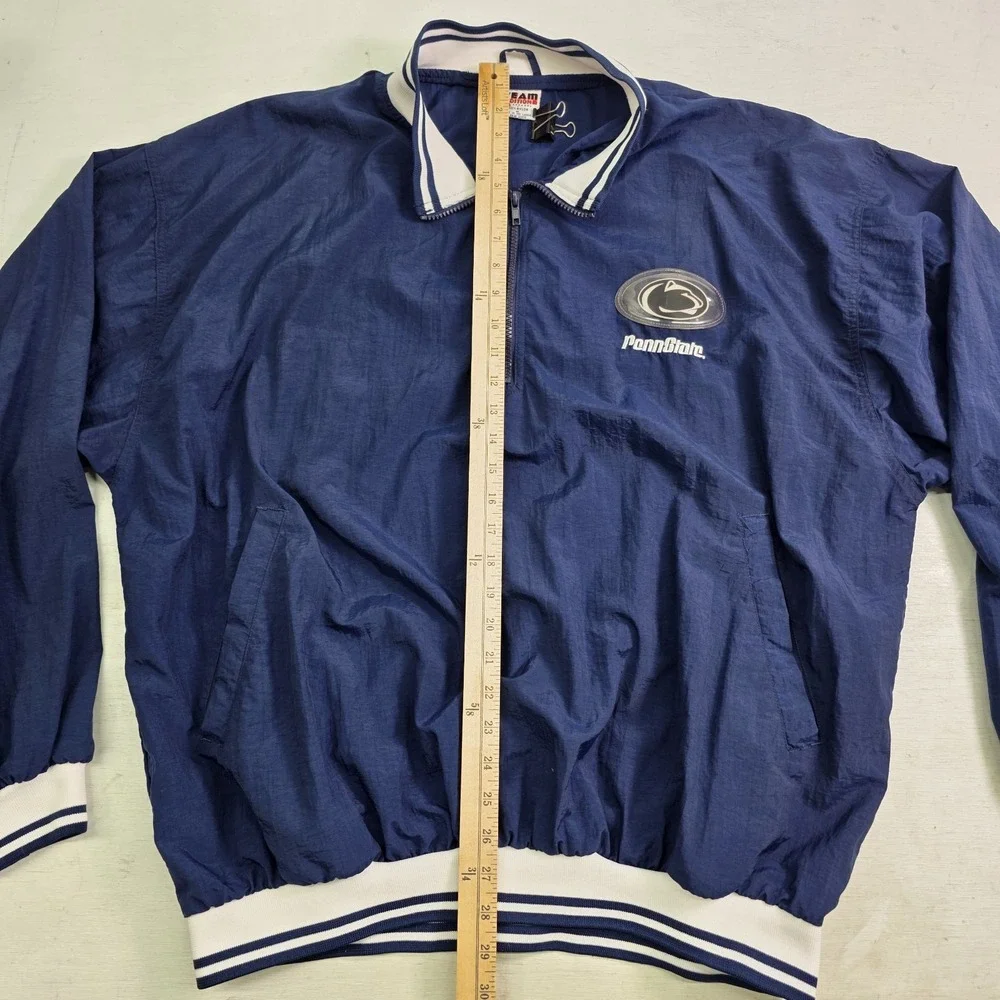 Vintage Penn State Nittany‎ Lions Team Edition Pullover Windbreaker Men's SZ M